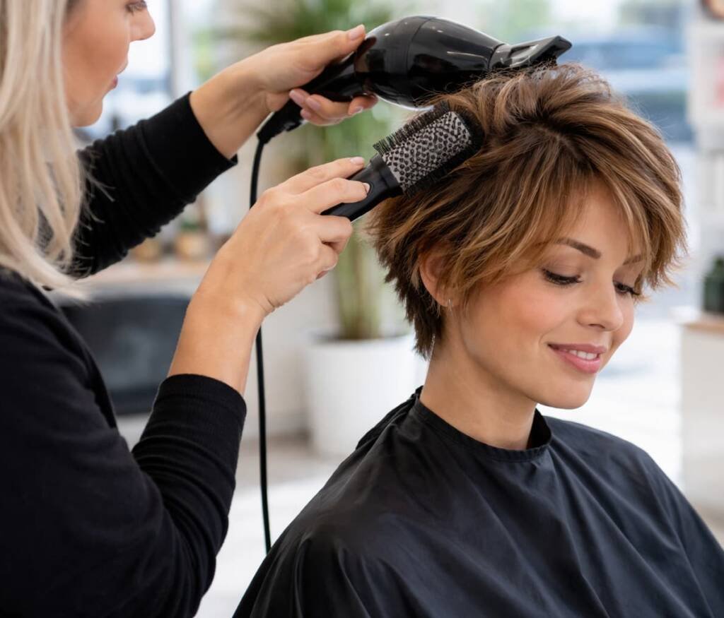 Corte de pelo en capas cortas mujer - Salamanca